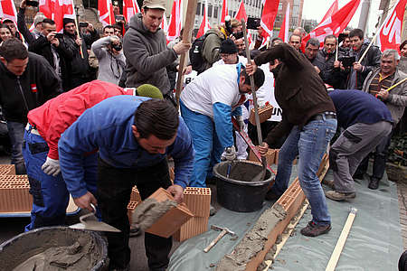 Les travailleurs de la construction sont prêts à lutter pour une meilleure CN! Photo: ®Neil Labrador