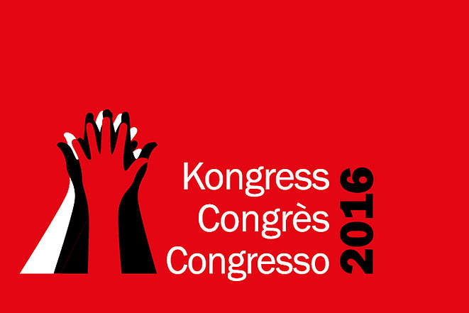 «Solidarisch in der Gesellschaft – stark in den Betrieben» ist das Thema des Unia-Kongresses in Genf.