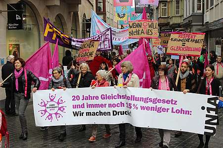 14 juin 2016: Journée de la grève des femmes à St. Gallen