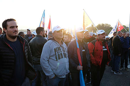 Le proteste continuano: anche a Ginevra i lavoratori edili hanno incrociato le braccia!