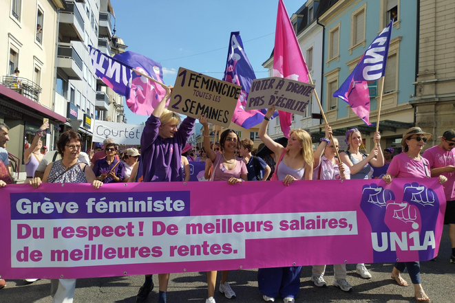 Grève des femmes 2023 à Delémont