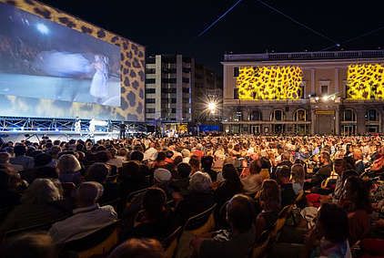 Locarno Film Festival: proiezione in Piazza Grande