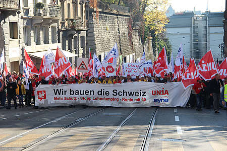 3000 maçons participent à la journée de protestation en Suisse alémanique
