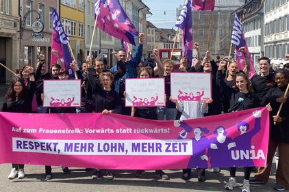 Die Unia-Jugend ist bereit für den feministischen Streik.