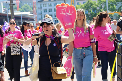 Frauenstreik-Demo 2023 in Zürich