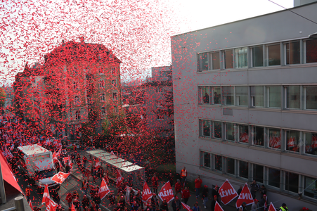 Giornata di protesta a Zurigo (Foto: Lea Spörri)