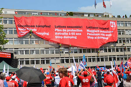 Grande manifestazione dell&#039;edilizia il 27 giugno a Zurigo