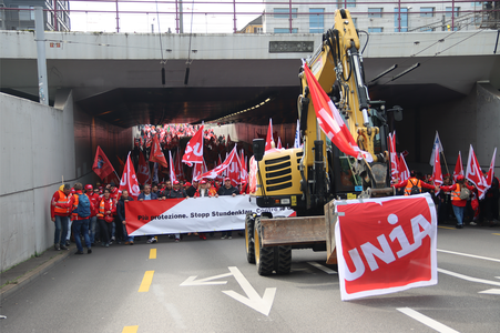 Bau-Protesttag in Zürich (Foto: Lea Spörri)