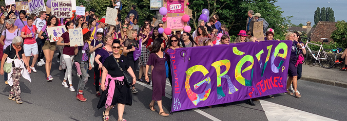 Le 14 juin 2019, des milliers de femmes et d’hommes sont descendus dans la rue pour participer à la grève des femmes.