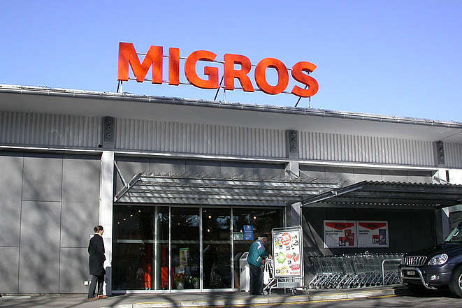 Un magasin Migros à Berne
