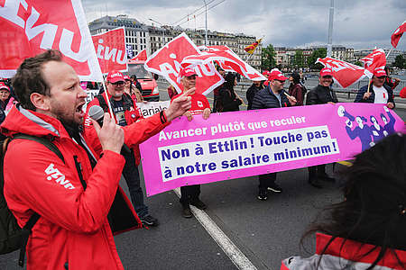 1er mai Genève (Photo: Olivier Vogelsang)