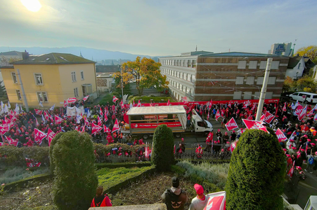 Bau-Protesttag in Zürich