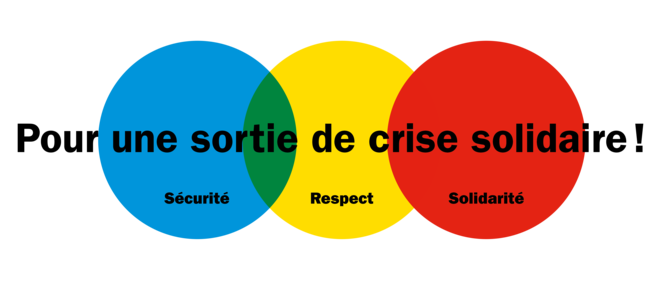 Logo "Pour une sortie de crise solidaire!"