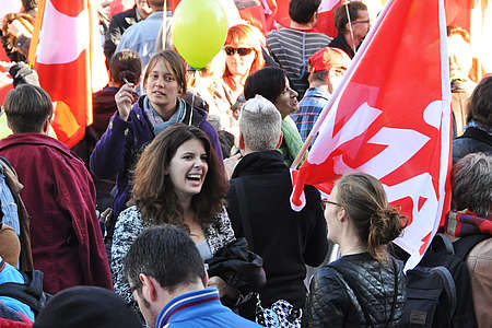 8000 Menschen demonstrieren in Bern gegen Ecopop.