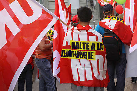 Demonstration gegen Fremdenfeindlichkeit, Bern, Oktober 2011